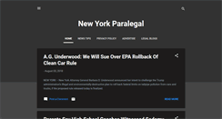 Desktop Screenshot of newyorkparalegalblog.com