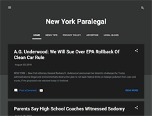 Tablet Screenshot of newyorkparalegalblog.com
